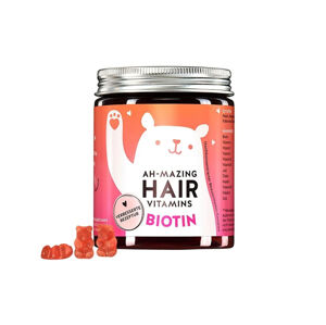 Bears with Benefits Ah-mazing vitaminy pro zdravé vlasy s biotinem 45 ks
