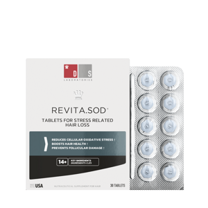 DS Laboratories antioxidační tablety Revita.SOD na vypadávání vlasů způsobené stresem