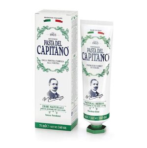 Pasta del Capitano Natural Herbs 75ml - Prémiová zubní pasta s výtažky bylin